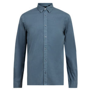 AllSaints Hawthorne Ramskull Stretch Fit Shirt